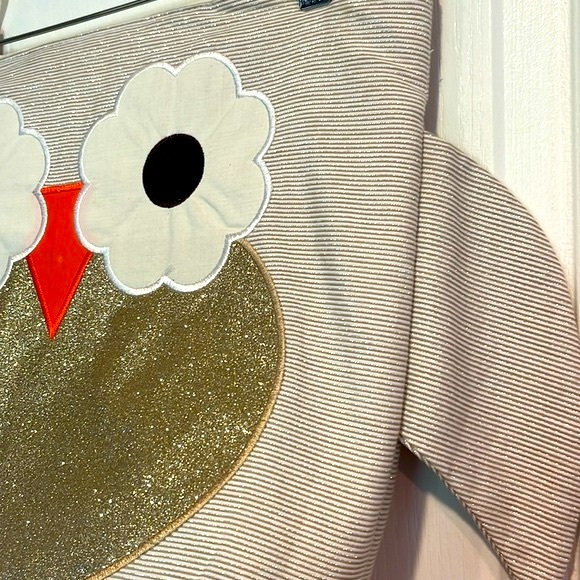 Swimming bag Forever Young Backpack - Golden Glitter Owl. - Picture 5 of 13